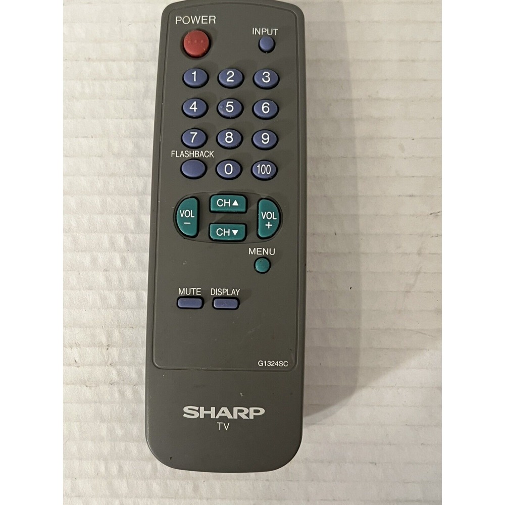 Sharp TV Remote Control G1324SC - NOT Tested